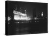 Westminster by Night-null-Stretched Canvas