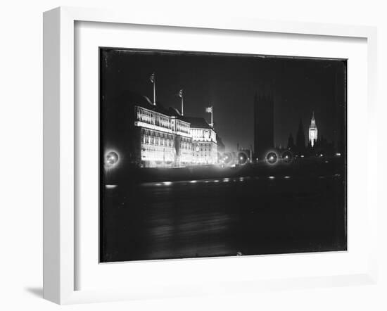 Westminster by Night-null-Framed Photographic Print