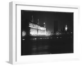 Westminster by Night-null-Framed Photographic Print