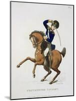 Westminster Cavalry Volunteer, Plate 4-Rowlandson-Mounted Giclee Print