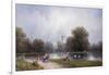 Westminster from St. James's Park-Carlo Bossoli-Framed Giclee Print