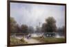 Westminster from St. James's Park-Carlo Bossoli-Framed Giclee Print