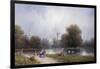 Westminster from St. James's Park-Carlo Bossoli-Framed Giclee Print