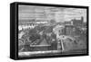 Westminster from the Roof of Whitehall, 1807-null-Framed Stretched Canvas