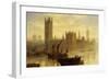 Westminster from the Thames-Claude T. Stanfield Moore-Framed Giclee Print