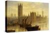 Westminster from the Thames-Claude T. Stanfield Moore-Stretched Canvas