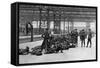 Westminster Fusiliers Mobilised at the Start of WWI-null-Framed Stretched Canvas