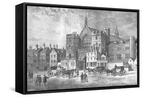 Westminster Hall, 1808-Swain-Framed Stretched Canvas