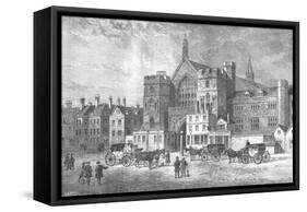 Westminster Hall, 1808-Swain-Framed Stretched Canvas