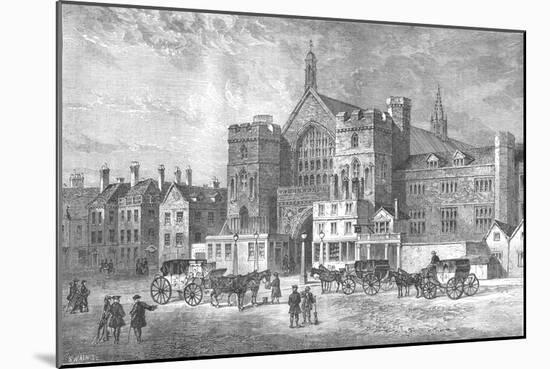 Westminster Hall, 1808-Swain-Mounted Giclee Print