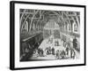 Westminster Hall, the First Day of Term, a Satirical Poem, 1797 Engraved by c.Mosley-Hubert Gravelot-Framed Giclee Print