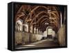 Westminster Hall, Westminster, Unesco World Heritage Site, London, England, United Kingdom-Adam Woolfitt-Framed Stretched Canvas