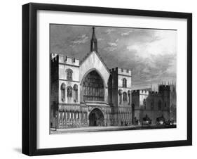 Westminster Hall-Thomas H Shepherd-Framed Art Print