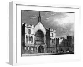 Westminster Hall-Thomas H Shepherd-Framed Art Print