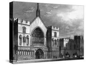 Westminster Hall-Thomas H Shepherd-Stretched Canvas