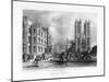 Westminster Hospital and Abbey Church, London, 19th Century-J Woods-Mounted Giclee Print