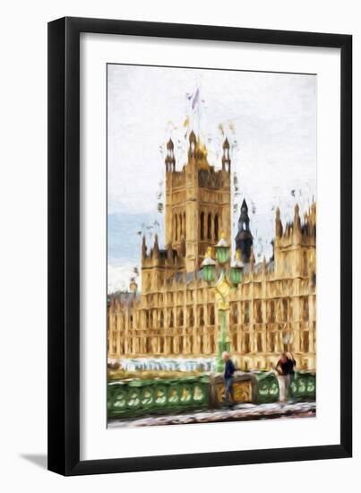 Westminster - In the Style of Oil Painting-Philippe Hugonnard-Framed Giclee Print