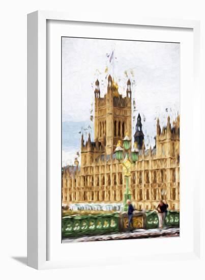 Westminster - In the Style of Oil Painting-Philippe Hugonnard-Framed Giclee Print