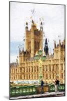 Westminster - In the Style of Oil Painting-Philippe Hugonnard-Mounted Giclee Print