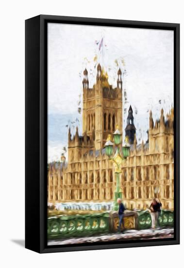 Westminster - In the Style of Oil Painting-Philippe Hugonnard-Framed Stretched Canvas
