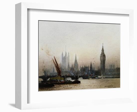 Westminster, London-Fred E.J. Goff-Framed Giclee Print