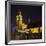 Westminster Palace, Big Ben, at Night, London, England, Great Britain-Rainer Mirau-Framed Photographic Print