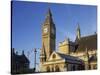 Westminster Palace, Big Ben, London, England, Great Britain-Rainer Mirau-Stretched Canvas