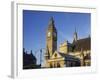 Westminster Palace, Big Ben, London, England, Great Britain-Rainer Mirau-Framed Photographic Print