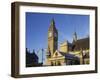 Westminster Palace, Big Ben, London, England, Great Britain-Rainer Mirau-Framed Photographic Print