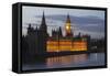 Westminster Palace, Clock Tower, London, England-null-Framed Stretched Canvas