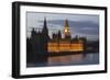 Westminster Palace, Clock Tower, London, England-null-Framed Photographic Print