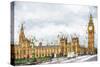 Westminster Palace - In the Style of Oil Painting-Philippe Hugonnard-Stretched Canvas