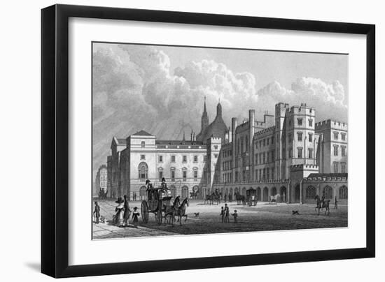 Westminster Parliament-Thomas H Shepherd-Framed Art Print