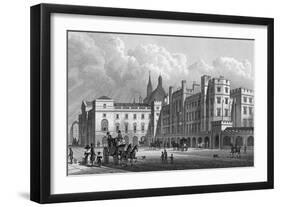 Westminster Parliament-Thomas H Shepherd-Framed Art Print