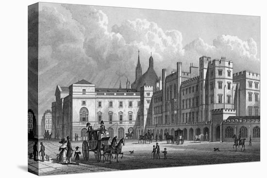 Westminster Parliament-Thomas H Shepherd-Stretched Canvas