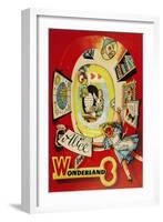 Westminster Pop-Up Book for Alice in Wonderland-null-Framed Art Print