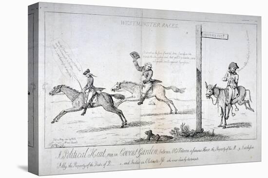 Westminster Races..., 1784-Isaac Cruikshank-Stretched Canvas