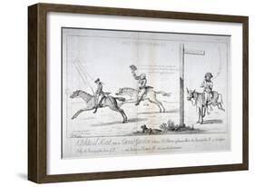 Westminster Races..., 1784-Isaac Cruikshank-Framed Giclee Print