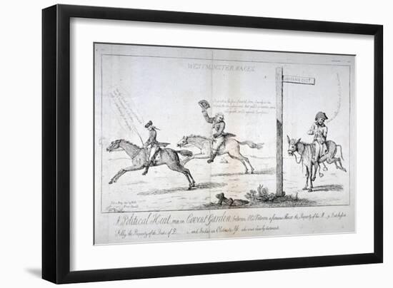 Westminster Races..., 1784-Isaac Cruikshank-Framed Giclee Print