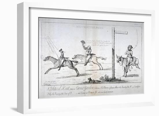 Westminster Races..., 1784-Isaac Cruikshank-Framed Giclee Print