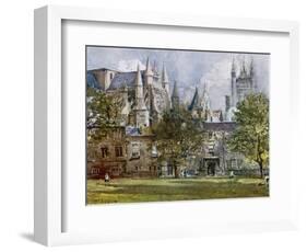 Westminster, S. Transept-John Fulleylove-Framed Art Print