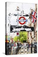 Westminster Station - In the Style of Oil Painting-Philippe Hugonnard-Stretched Canvas