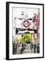 Westminster Station - In the Style of Oil Painting-Philippe Hugonnard-Framed Giclee Print