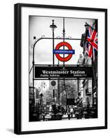 Westminster Station Underground - Subway Station - London - UK - England - United Kingdom - Europe-Philippe Hugonnard-Framed Photographic Print