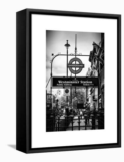 Westminster Station Underground - Subway Station - London - UK - England - United Kingdom - Europe-Philippe Hugonnard-Framed Stretched Canvas