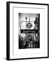 Westminster Station Underground - Subway Station - London - UK - England - United Kingdom - Europe-Philippe Hugonnard-Framed Art Print