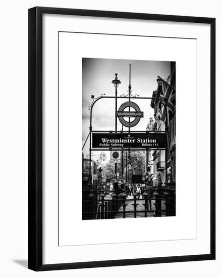 Westminster Station Underground - Subway Station - London - UK - England - United Kingdom - Europe-Philippe Hugonnard-Framed Art Print