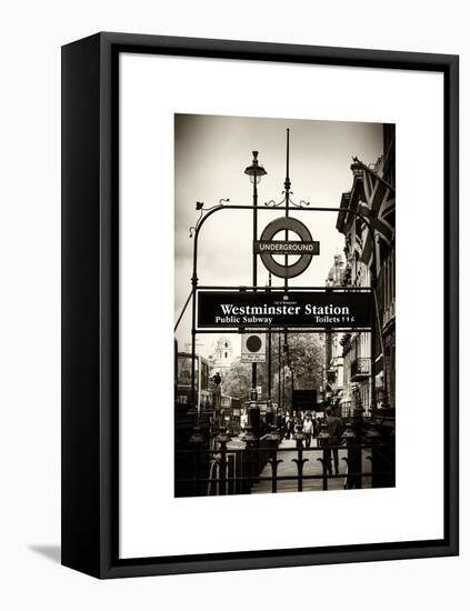 Westminster Station Underground - Subway Station - London - UK - England - United Kingdom - Europe-Philippe Hugonnard-Framed Stretched Canvas