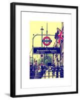 Westminster Station Underground - Subway Station - London - UK - England - United Kingdom - Europe-Philippe Hugonnard-Framed Art Print