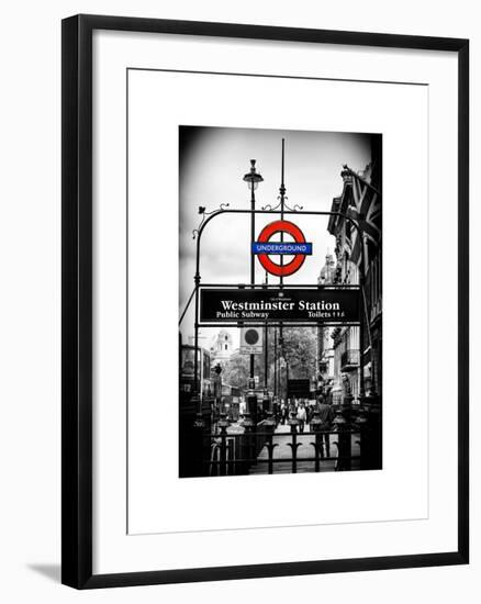 Westminster Station Underground - Subway Station - London - UK - England - United Kingdom - Europe-Philippe Hugonnard-Framed Art Print